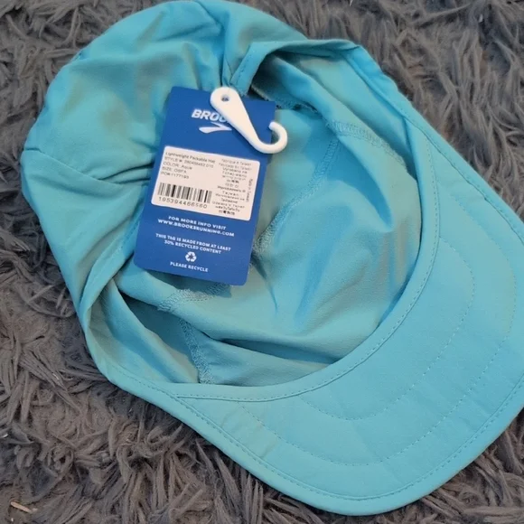 Brooks Running Lightweight Packable Hat OS blue - Picture 3 of 3